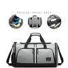 Duffel Bag with 10 Optimal Compartments Gym Bag Including Water Resistant Pouch - gray