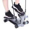 S025 Aerobic Fitness Step Air Stair Climber Stepper Exercise Machine New Equipment Silver RT - as pic