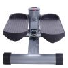 S025 Aerobic Fitness Step Air Stair Climber Stepper Exercise Machine New Equipment Silver RT - as pic