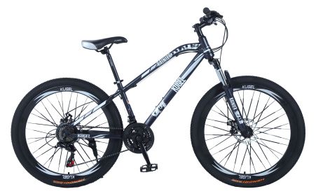 RAINIER MODEL 26"STEEL MTB Black/White - as Pic