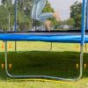 8FT Trampoline with Safety Enclosure Net, Heavy Duty Jumping Mat and Spring Cover Padding for Kids and Adults - as Pic