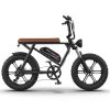 AOSTIRMOTOR new pattern Electric Bicycle 750W Motor 20" Fat Tire With 48V 13AH Li-Battery - as Pic