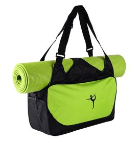 Multifunction Yoga Mat Tote Bag: Lightweight, Durable, Breathable Pouch[Green] - BC-SPO1240801011-LING00382