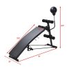 Home Incline Curved Adjustable Workout Fitness Sit Up Bench - Black - Exercise & Fitness