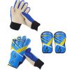 Kid's soccer goalkeeper gloves guantes de portero for children 5-16 years old soft goalkeeper gloves children riding scooters sp - Orange - 6