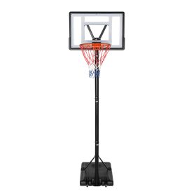 Basketball Hoop Outdoor Portable Basketball Goals, Adjustable Height 7ft - 10ft for Adults & Teenagers  YJ - picture