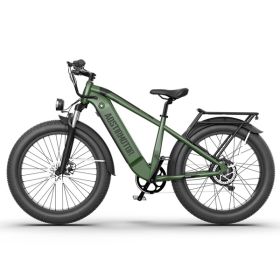 AOSTIRMOTOR New Pattern King 26" 1000W Electric Bike 26in Fat Tire 52V15AH Removable Lithium Battery for Adults - as picture