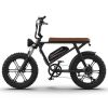 AOSTIRMOTOR new pattern Electric Bicycle 750W Motor 20" Fat Tire With 48V 13AH Li-Battery - as Pic