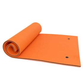 3 Layer Water Floating Pad for Recreation/Relaxing - orange