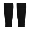 1 Pair Sports Soccer Shin Guard Pad Sleeve Sock Leg Support Football Compression Calf Sleeve For Adult Teens Children - Black