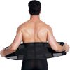 Waist Trimmers for Men Low Belly Stomach Wraps for Weight Loss - Black - XL