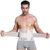 Waist Trimmers for Men Low Belly Stomach Wraps for Weight Loss - Black - XL