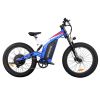 AOSTIRMOTOR 26" 1500W Electric Bike Fat Tire P7 48V 20AH Removable Lithium Battery for Adults S17-1500W - as picture