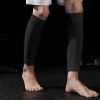 1 Pair Sports Soccer Shin Guard Pad Sleeve Sock Leg Support Football Compression Calf Sleeve For Adult Teens Children - Black