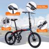 20" Folding City Bike Aluminum Frame 8 Speed Folding Bike - as Pic