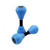 1pair Aquatic Aerobic Exercise Foam Dumbbell; EVA Water Resistance Fitness Equipment For Pool Women Men Weight Loss - Blue