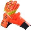 Kid's soccer goalkeeper gloves guantes de portero for children 5-16 years old soft goalkeeper gloves children riding scooters sp - Orange - 6