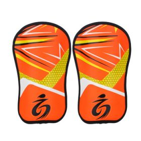 Kid's soccer goalkeeper gloves guantes de portero for children 5-16 years old soft goalkeeper gloves children riding scooters sp - Orange Leggings - 5