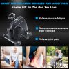 Indoor Under Desk Arms Legs Folding Pedal Exercise Bike With Electronic Display - Black B - Exercise & Fitness