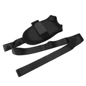 Yoga Ligament Stretching Belt Foot Drop Stroke Hemiplegia Rehabilitation Strap Leg Training Foot Ankle Joint Correction Braces - Black 2 - 1pc