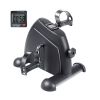 Indoor Under Desk Arms Legs Folding Pedal Exercise Bike With Electronic Display - Black B - Exercise & Fitness