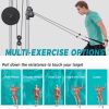 Lat Pulldown Machine Home Gym Fitness Silver - as pic