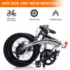 20" Folding City Bike Aluminum Frame 8 Speed Folding Bike - as Pic