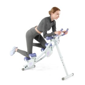 Exercise Equipment Foldable Core Abdominal Trainer - Purple & White - Exercise Machines