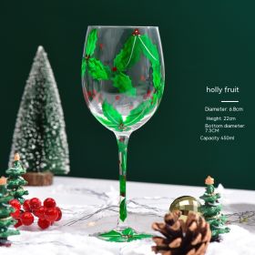 Christmas Decorative Glass Goblet